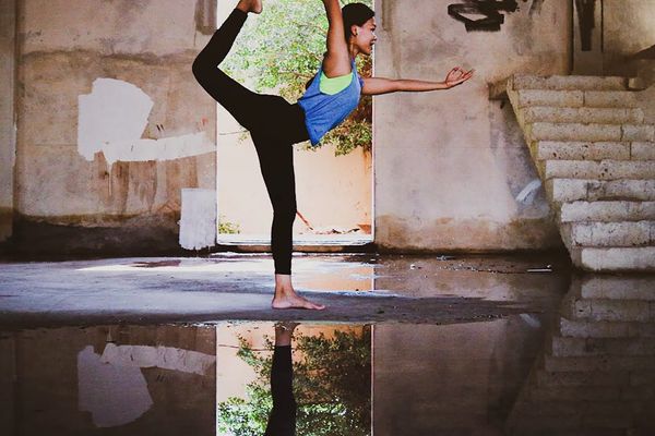 Empty, calm exercise room with natural light.